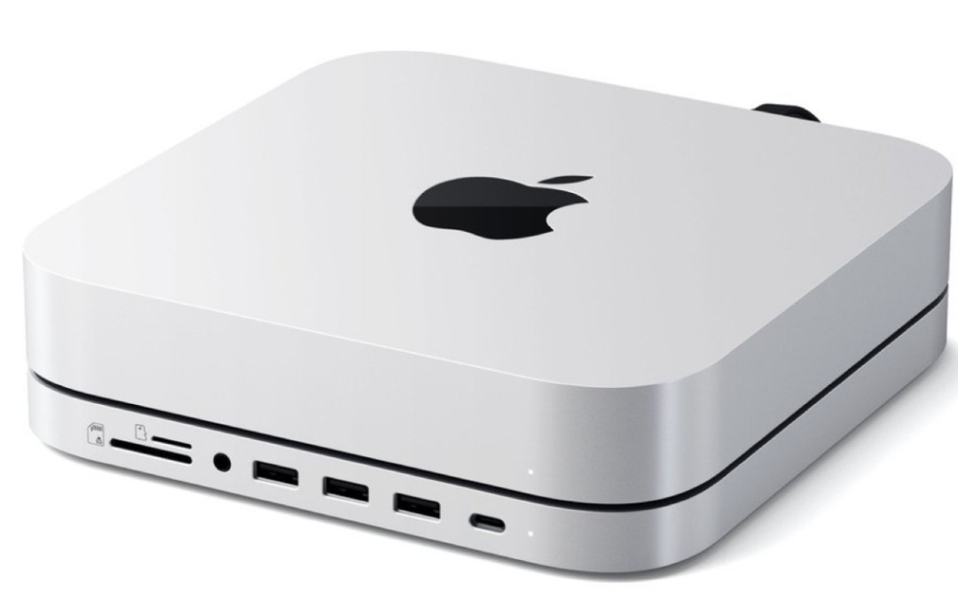 Satechi Stand Hub with SSD Enclosure is a great Mac mini accessory