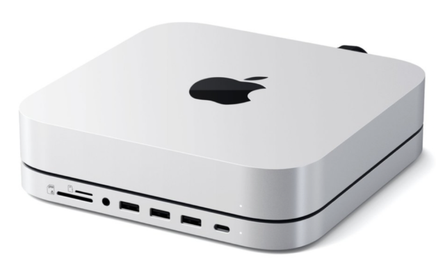 Satechi Stand Hub with SSD Enclosure is a great Mac mini accessory