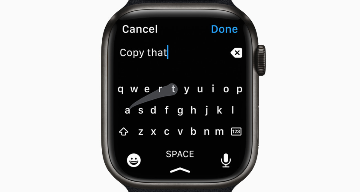 Apple sued over QuickPath keyboard that was previewed with the Apple Watch Series 7