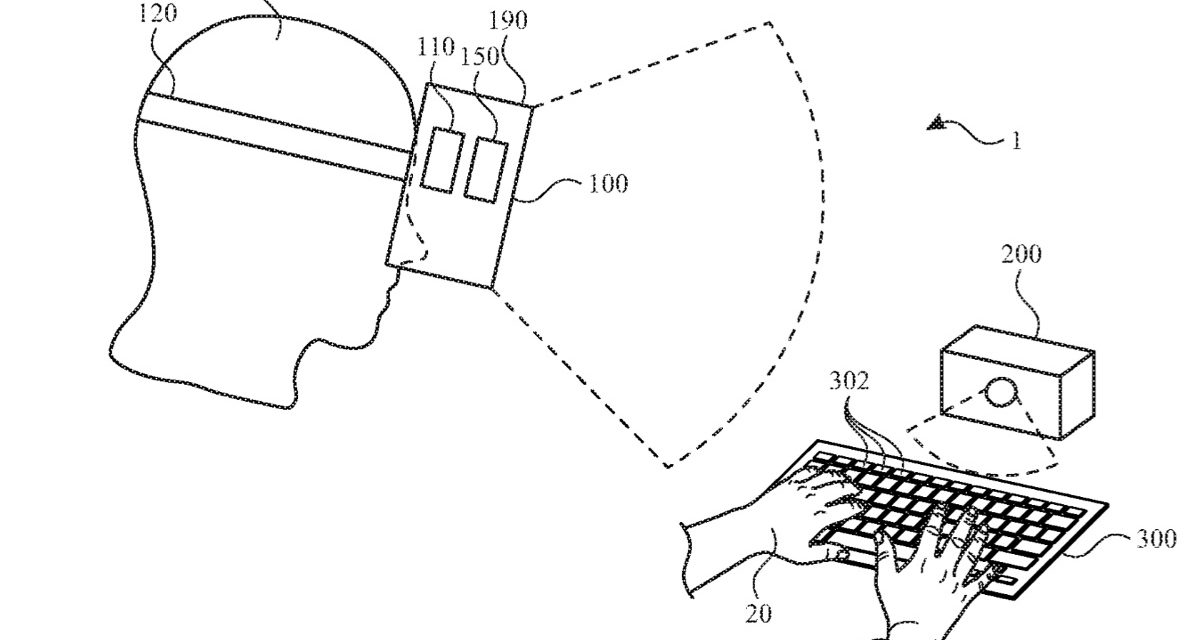 Apple granted patent for virtual keyboard operations with ‘Apple Glasses’