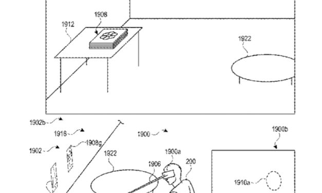 Apple patent involves interacting with a device using an eye gaze