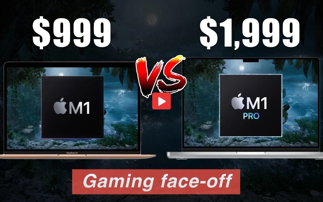 Video: M1 Pro MacBook Pro vs M1 MacBook Air at gaming