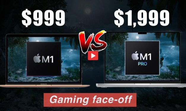 Video: M1 Pro MacBook Pro vs M1 MacBook Air at gaming