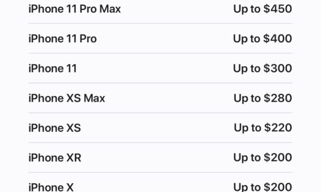 Apple drops prices for trade-in prices for the iPhone.