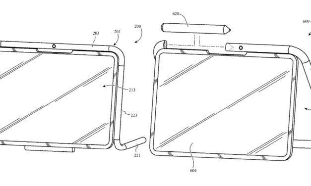Apple granted patent for an iPad case/stand with an Apple Pencil holder