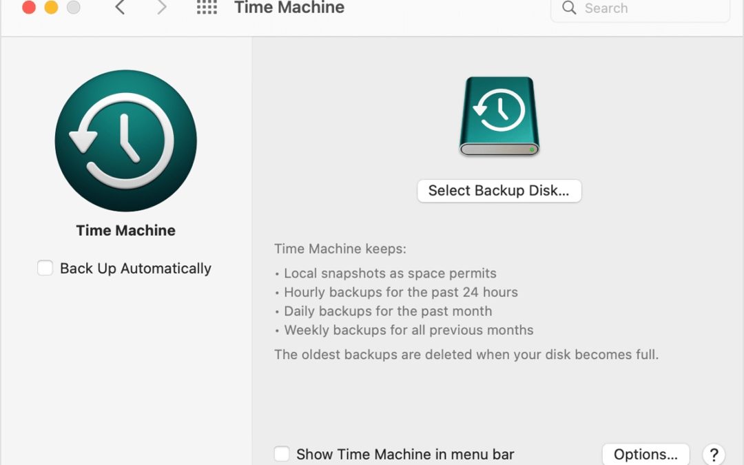 Apple’s Time Machine not working properly with macOS Big Sur and Monterey for some users