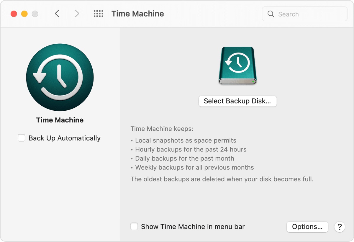 Apple’s Time Machine not working properly with macOS Big Sur and