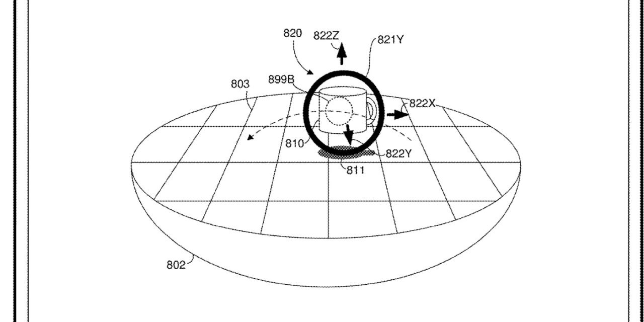 Apple patent involves manipulating 3D objects on a 2D screen