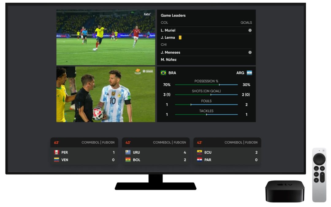 fuboTV integrates FanView into its Multiview feature for Apple TV