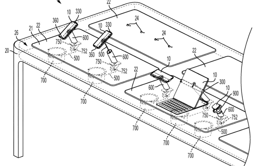 Apple patent involves a theft deterrent system (but a good looking one) for its retail stores