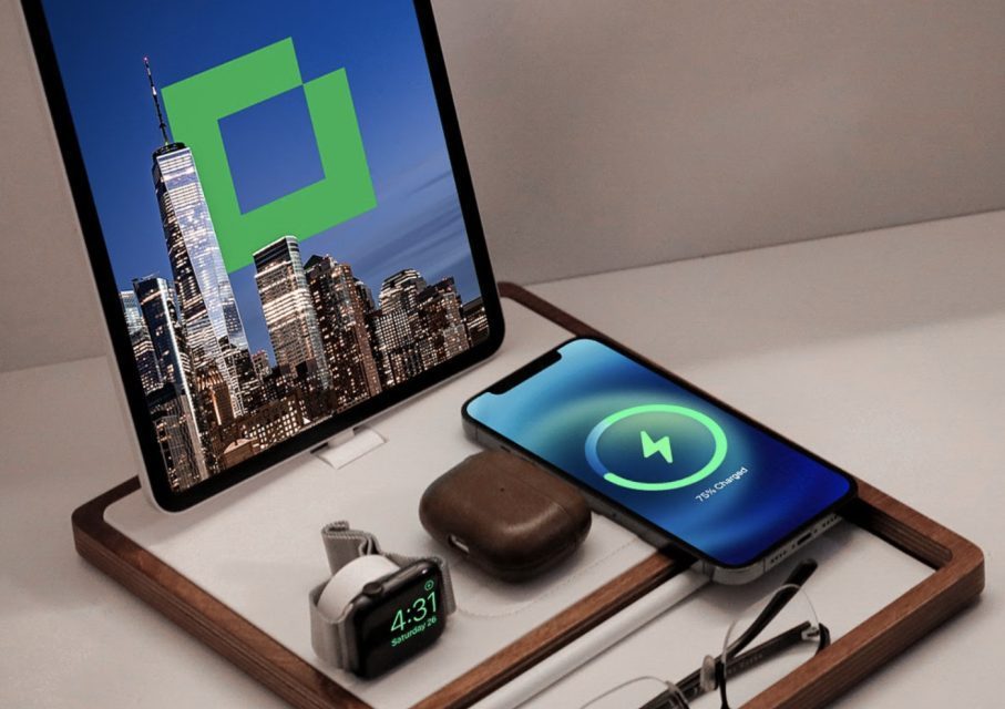 The NYTSTND is a great looking multi-device charger stand