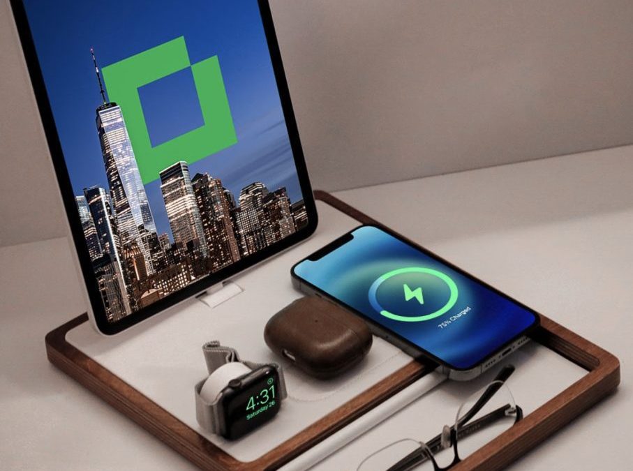 The NYTSTND is a great looking multi-device charger stand