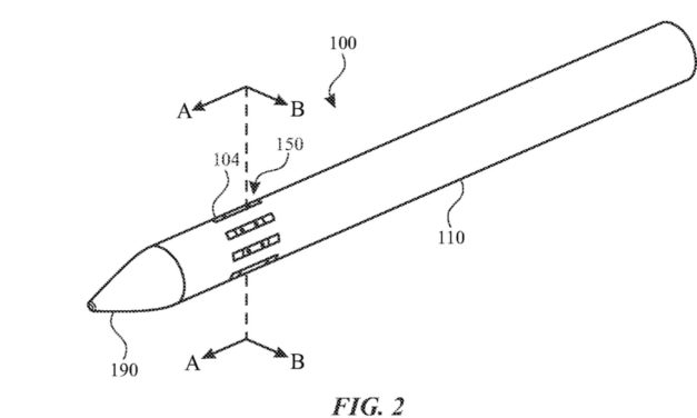 Another granted patent hints at an Apple Pencil with shear force feedback