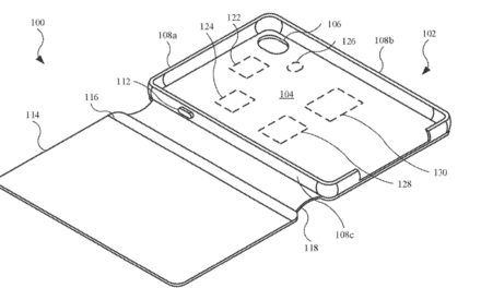 A future iPad case may show battery status for the tablet and accessories
