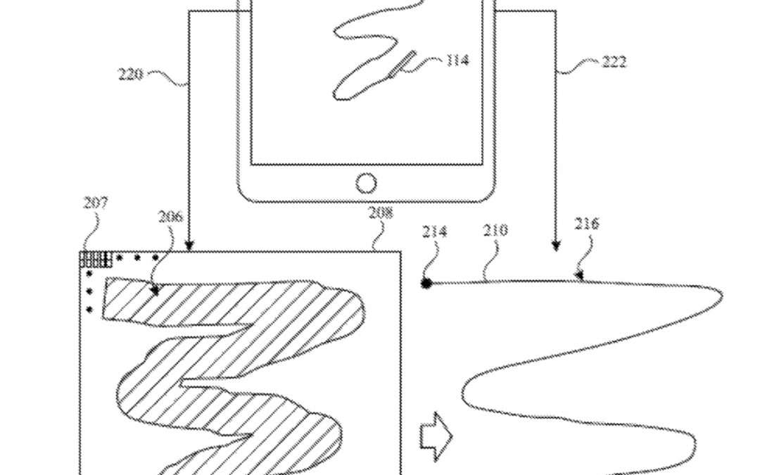 Apple patent is for ‘electronic drawing with handwriting recognition’