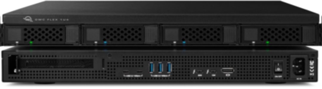OWC Introduces Flex 1U4 4-Bay Thunderbolt Rackmount Storage, Docking Solution