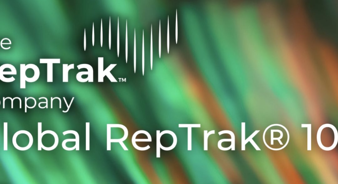 Apple ranks 65th on the on the 2022 Global RepTrak 100 (GRT)