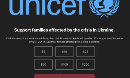 Apple offers an easy way to aid UNICEF relief efforts in Ukraine
