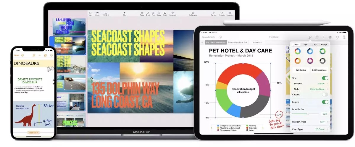 Apple updates Pages, Numbers, and Keynote on macOS, iPadOS, iOS