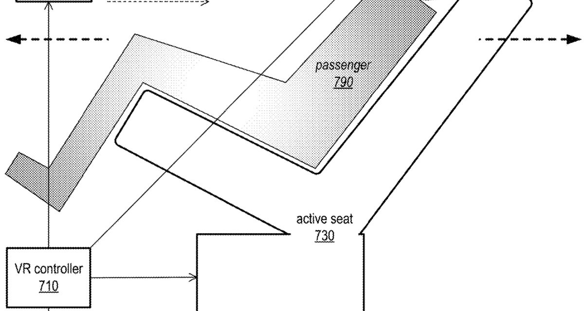 Apple patent is reducing motion sickness in passengers in an Apple Car