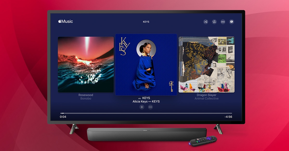 Apple Music is now available on the Roku platform
