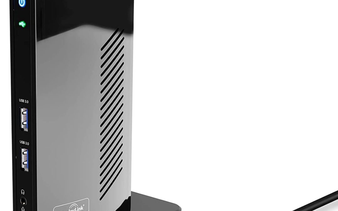 Plugable’s Dual Monitor Laptop Docking Station offers dual video outputs for enhanced flexibility