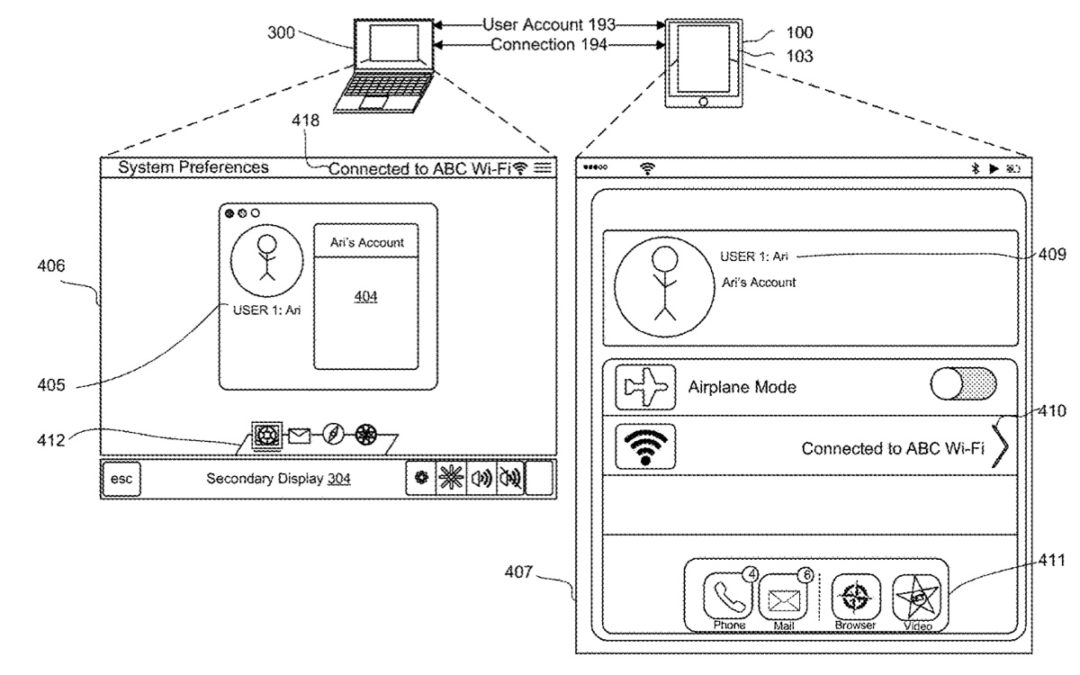 Apple files for patent involving its Sidecar feature for a Mac/iPad combo
