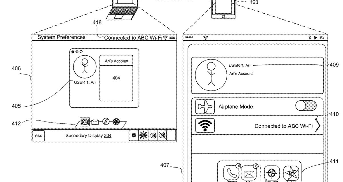 Apple files for patent involving its Sidecar feature for a Mac/iPad combo