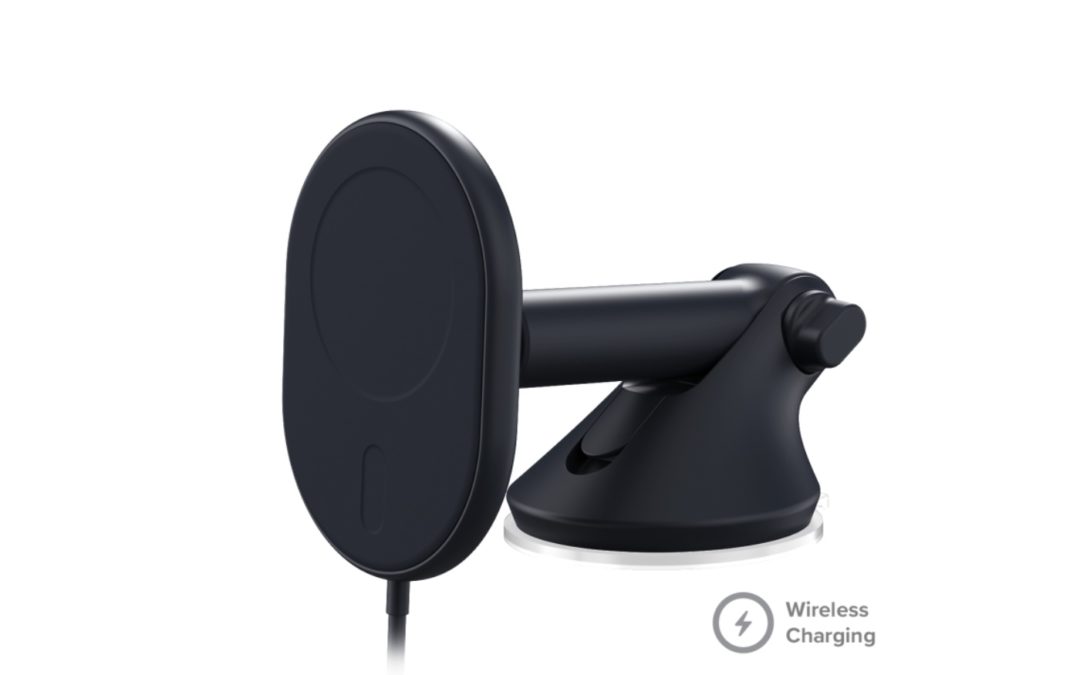 Velox Wireless Dash & Windshield Mount charges your iPhone and (mostly) keeps it securely in place