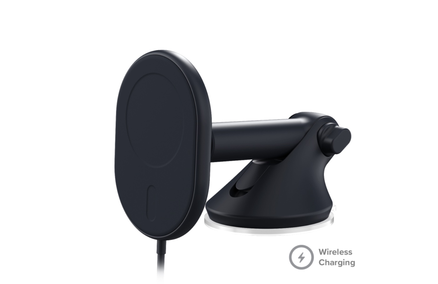 Velox Wireless Dash & Windshield Mount charges your iPhone and (mostly