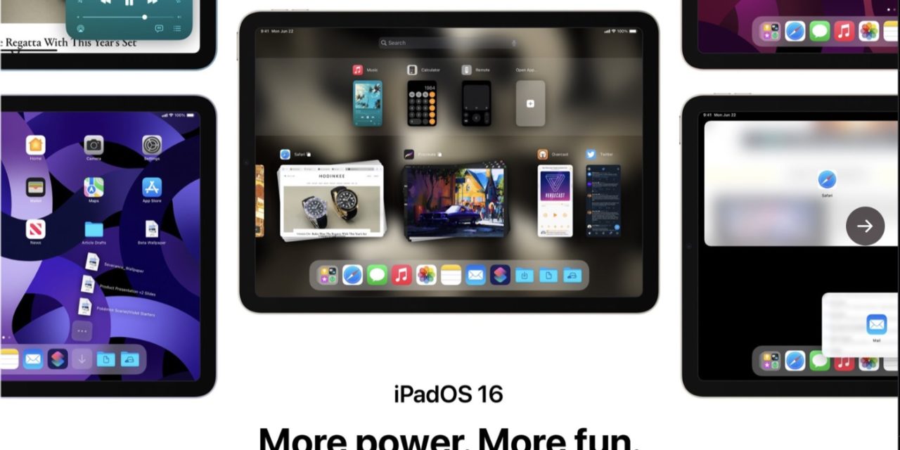 Forget iPadOS 16, Apple is moving ahead to iPadOS 16.1