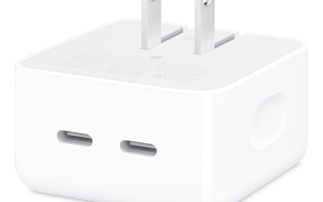 Apple’s first dual-port USB-C wall power adapters now available