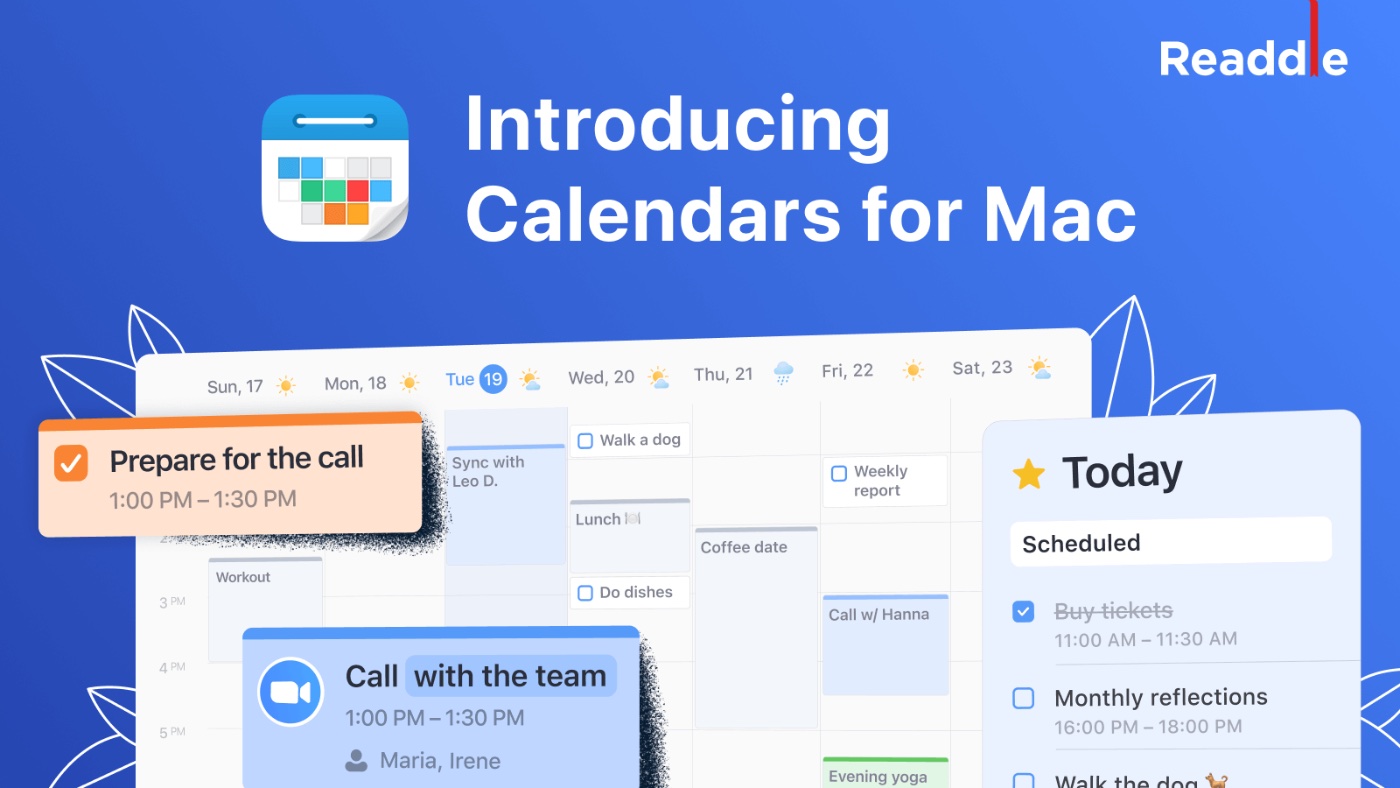 Readdle brings its iPhone/iPad Calendars app to the Mac - Vimarsana News