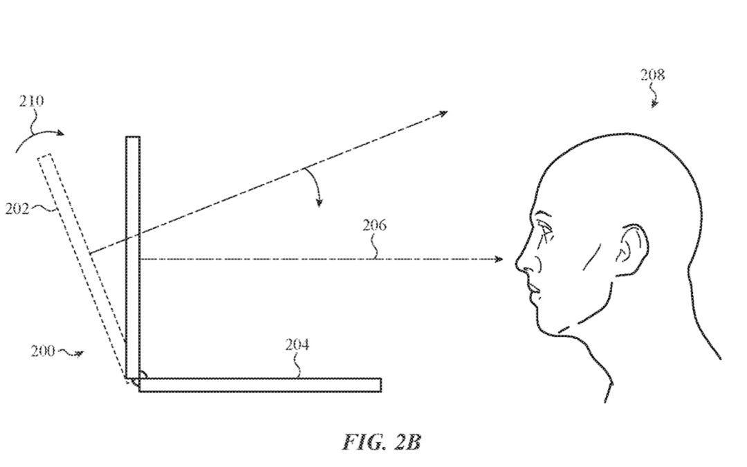 Future Mac laptops could automatically adjust their display angle based on a user’s gaze
