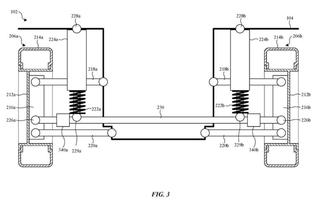 Apple granted patent for a suspension system for an Apple Car