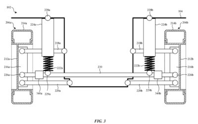 Apple granted patent for a suspension system for an Apple Car