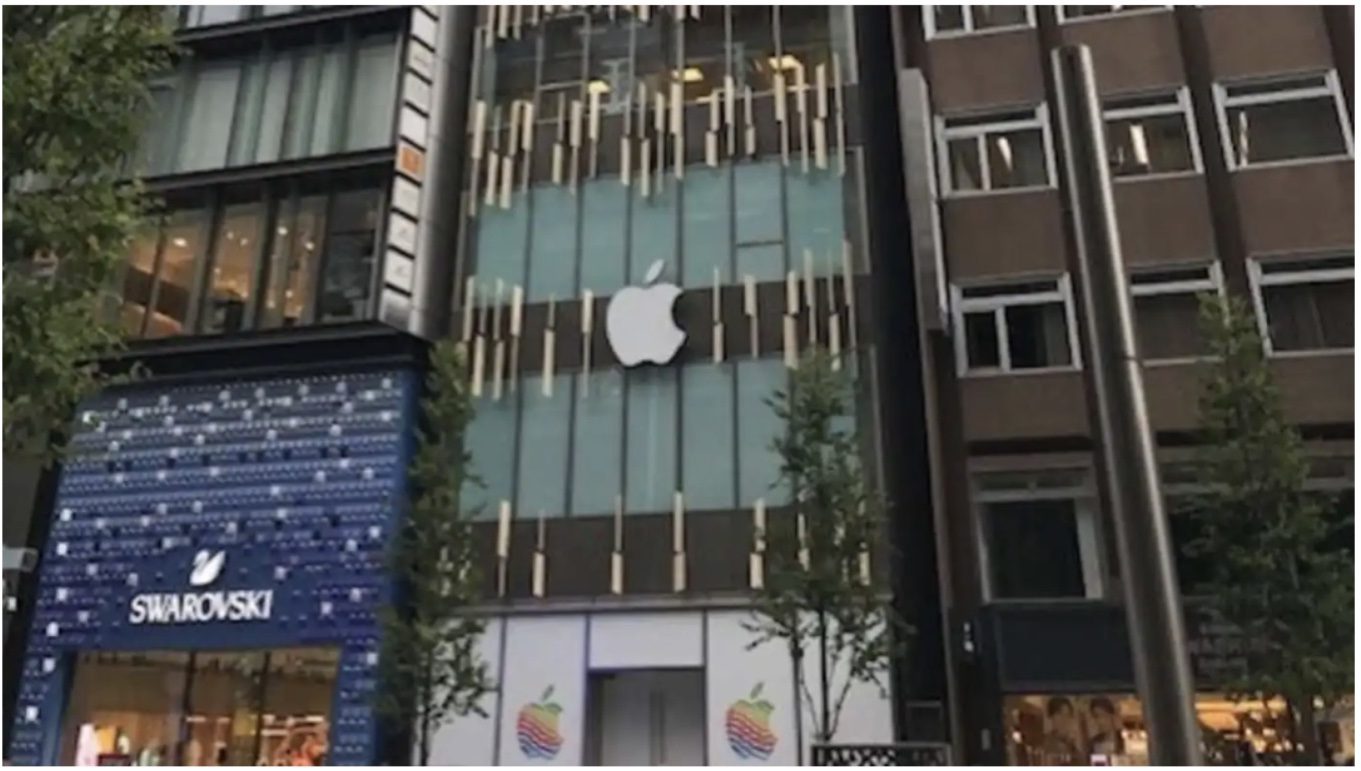 Apple Ginza store in Tokyo moves to 12-story building made of fire ...