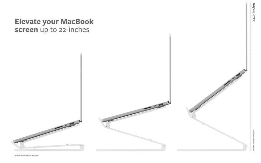 The Curve Flex is a gorgeous, ergonomically useful stand for your Mac laptop