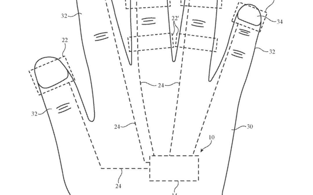 Apple granted another patent for a finger-mounted device for use with ‘Apple Glasses’