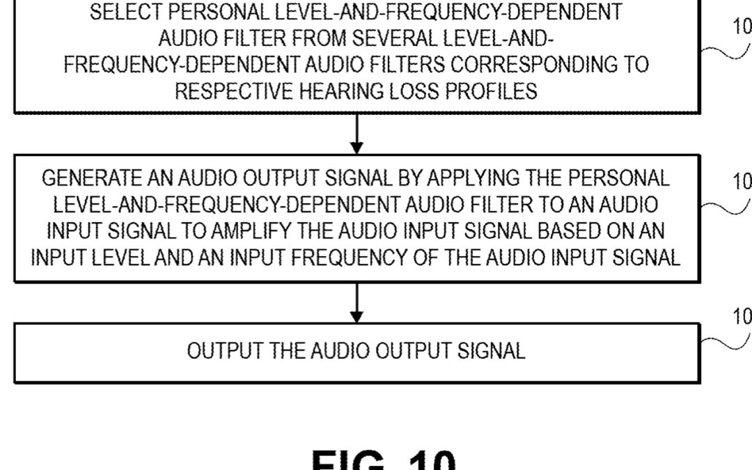 Apple wants users of its devices to be able to easily adjust audio to their personal hearing profile