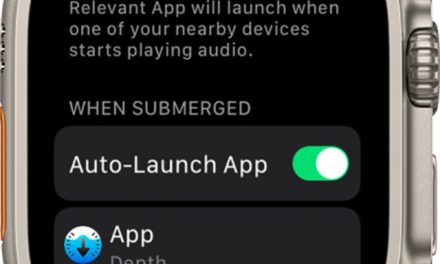 Apple support doc talks about using the Depth app on the Apple Watch Ultra