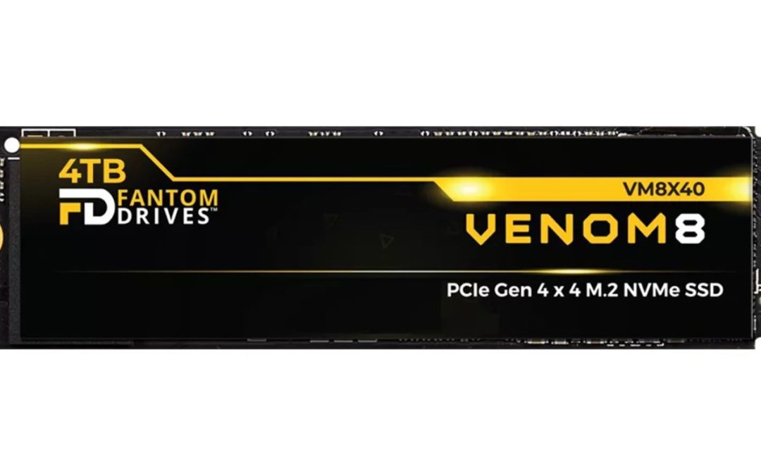 Fantom Drives announces VENOM8 NVMe Flash Drives