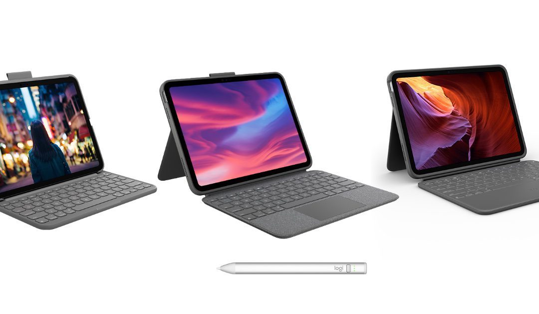 Logitech Combo Touch, Slim Folio and Rugged Folio, New Logitech Crayon Available for New iPad