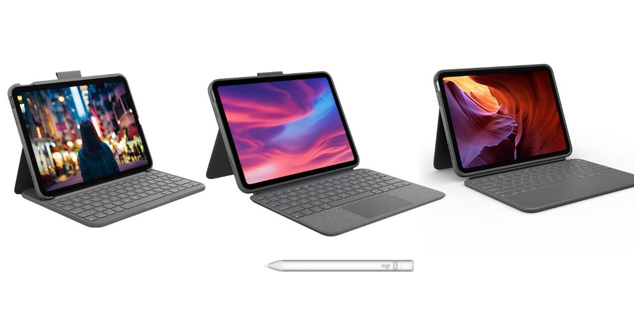 Logitech Combo Touch, Slim Folio and Rugged Folio, New Logitech Crayon Available for New iPad