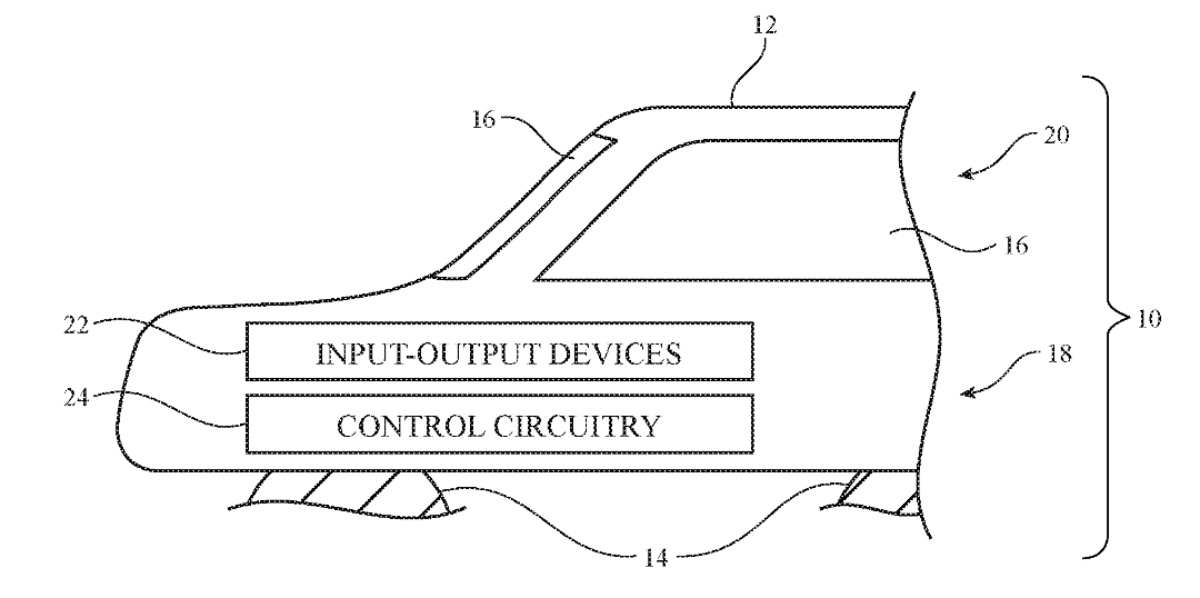 Apple patent involves detecting cracks in windows on an Apple Car