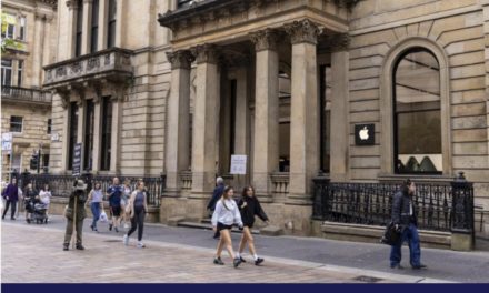 Apple’s retail store in Glasgow, Scotland, is the first in the UK to unionize