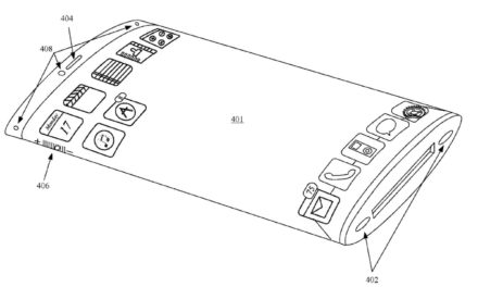 Apple granted another patent for an iPhone with a wraparound display