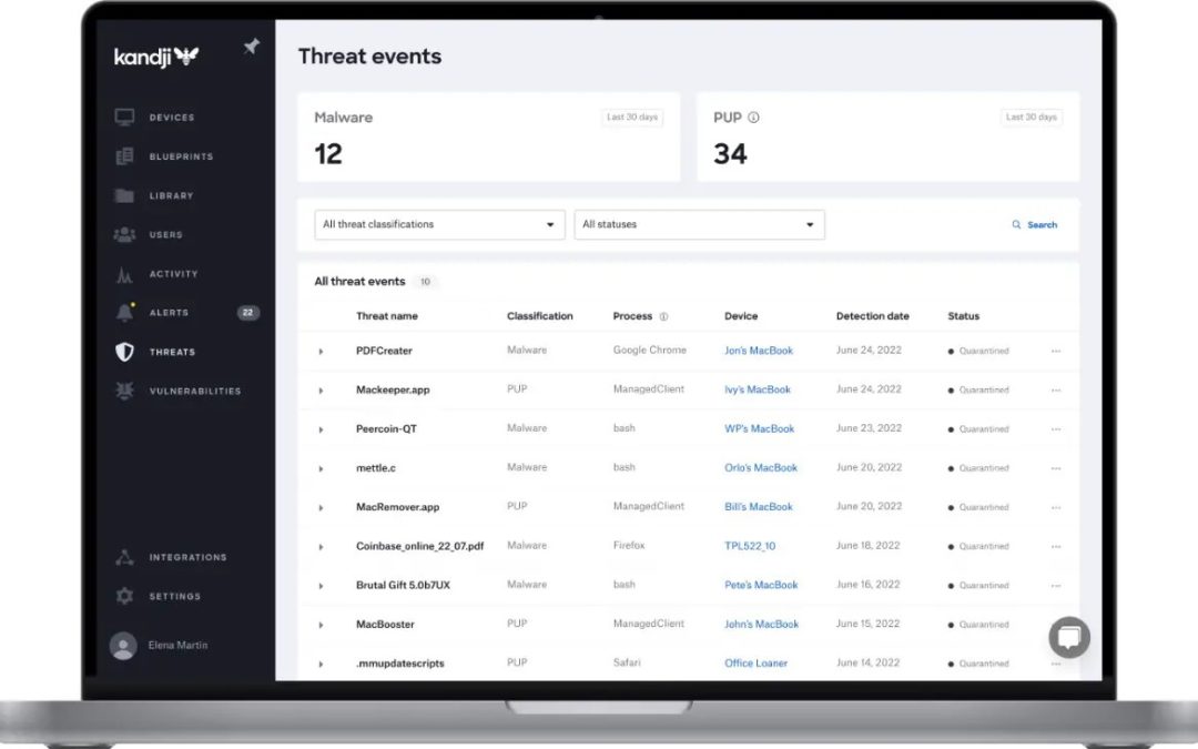 Kandji Announces Endpoint Detection & Response Solution to Bolster Security for the Mac Ecosystem