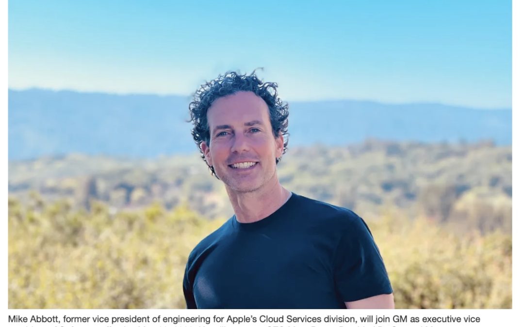 Former Apple exec to led GM vehicle, enterprise software technologies