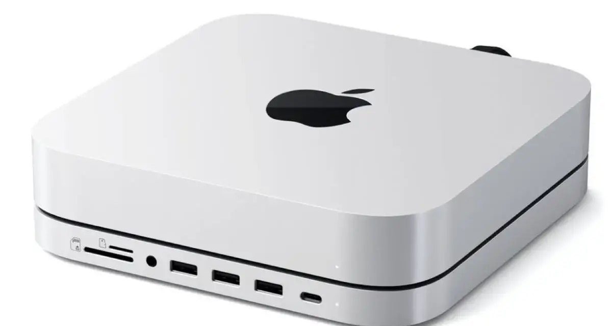 Satechi Stand Hub with SSD Enclosure is a great Mac mini accessory